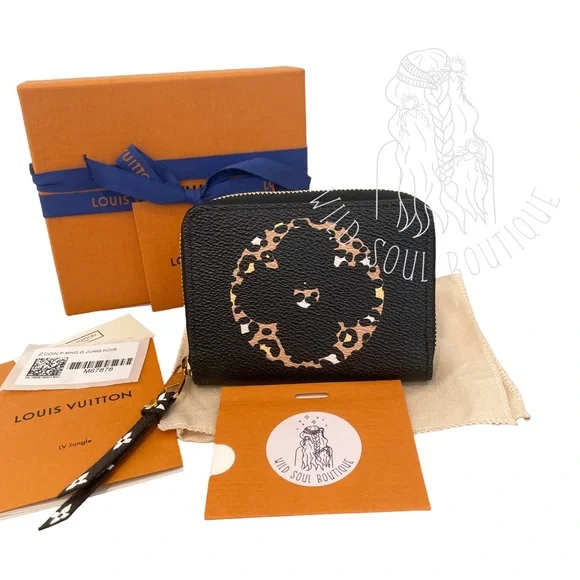LOUIS VUITTON Limited Edition Jungle Noir Zippy Coin Wallet NEW - Picture 10 of 10